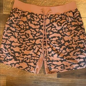 lululemon athletica Mauve and Black Athletic Shorts